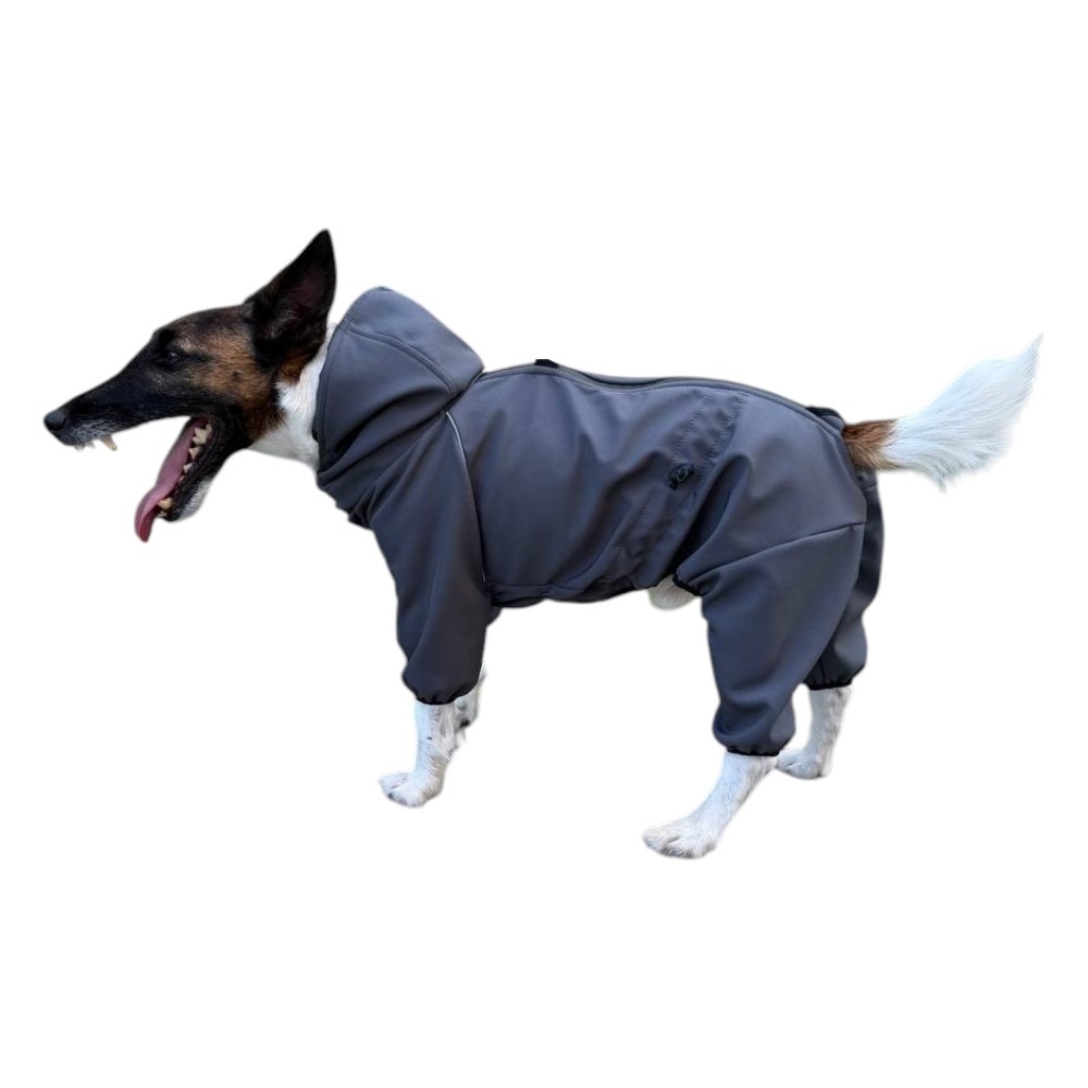 Комбінезон для собак Noble Pet Softshell Marvin Grey S - сірий