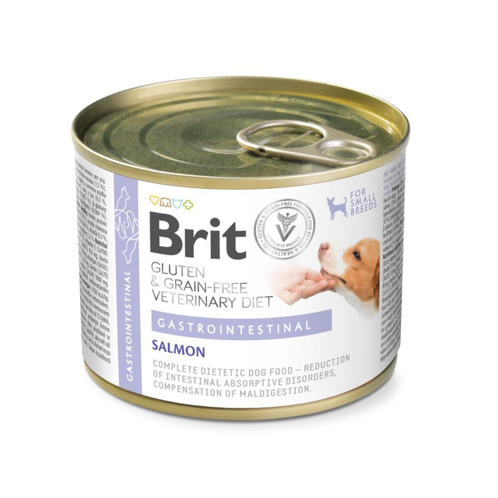 Влажный корм для собак Brit Veterinary Diets Gastrointestinal 200 г - лосось