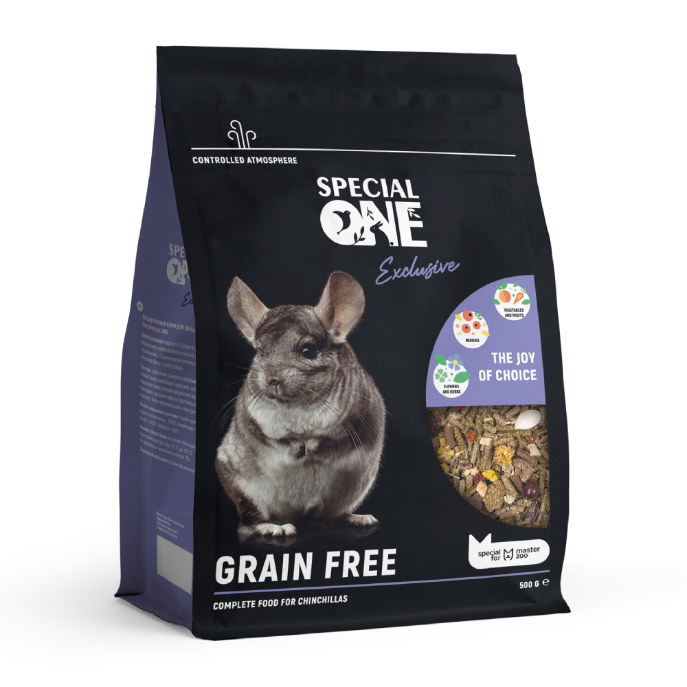 Корм для шиншил Special One Exclusive Grain Free 500 г Корм для шиншил Special One Exclusive Grain Free 500 г