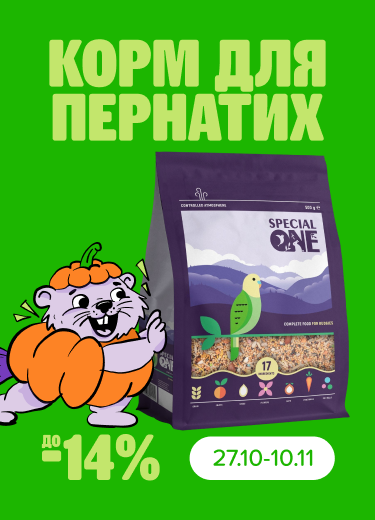 Знижки на корм для папуг