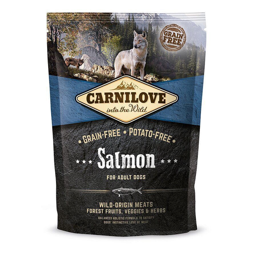 Сухой корм для собак Carnilove Salmon Adult 1,5 кг - лосось Сухой корм для собак Carnilove Salmon Adult 1,5 кг - лосось