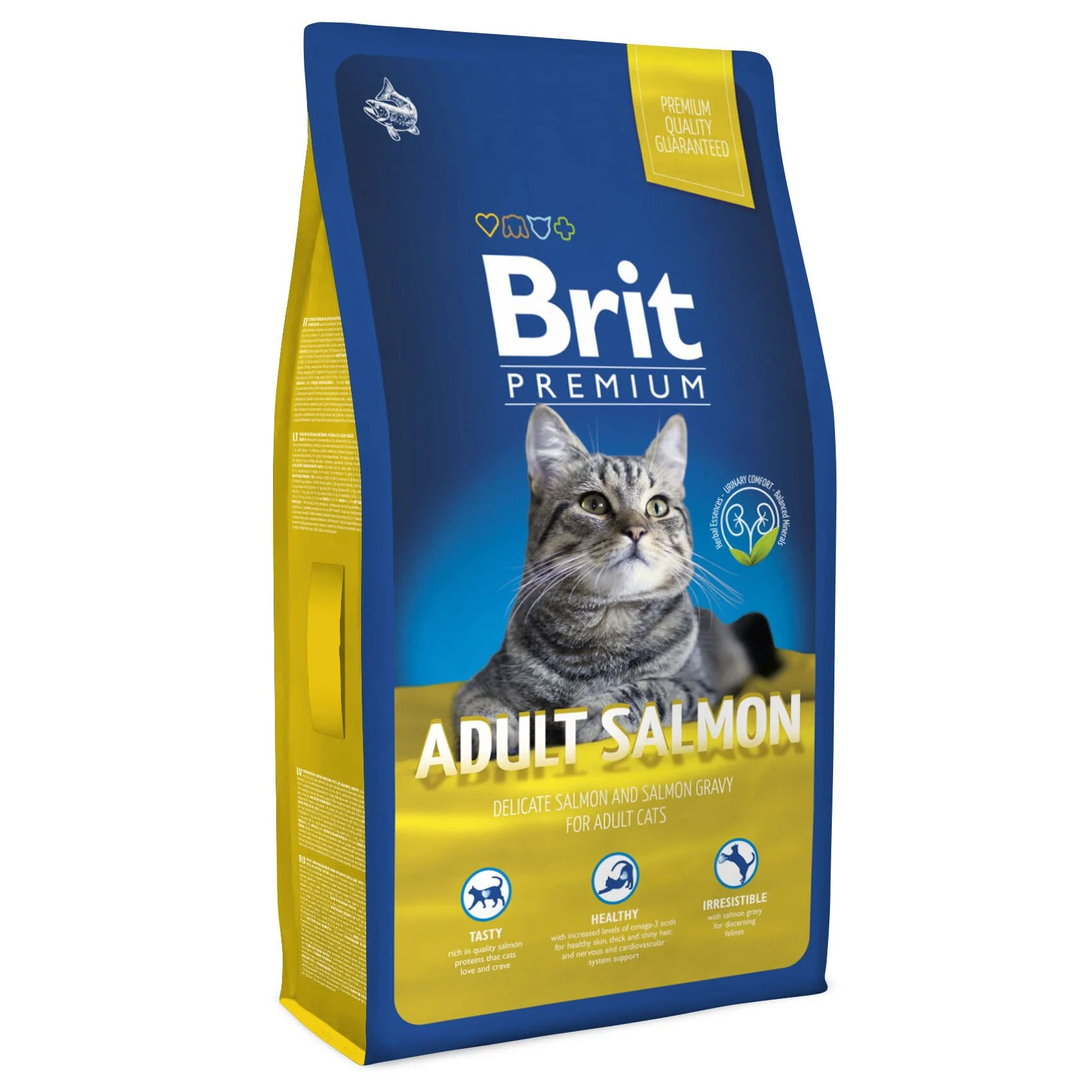 Сухой корм для кошек Brit Premium Cat Adult Salmon 8 кг - лосось Сухой корм для кошек Brit Premium Cat Adult Salmon 8 кг - лосось