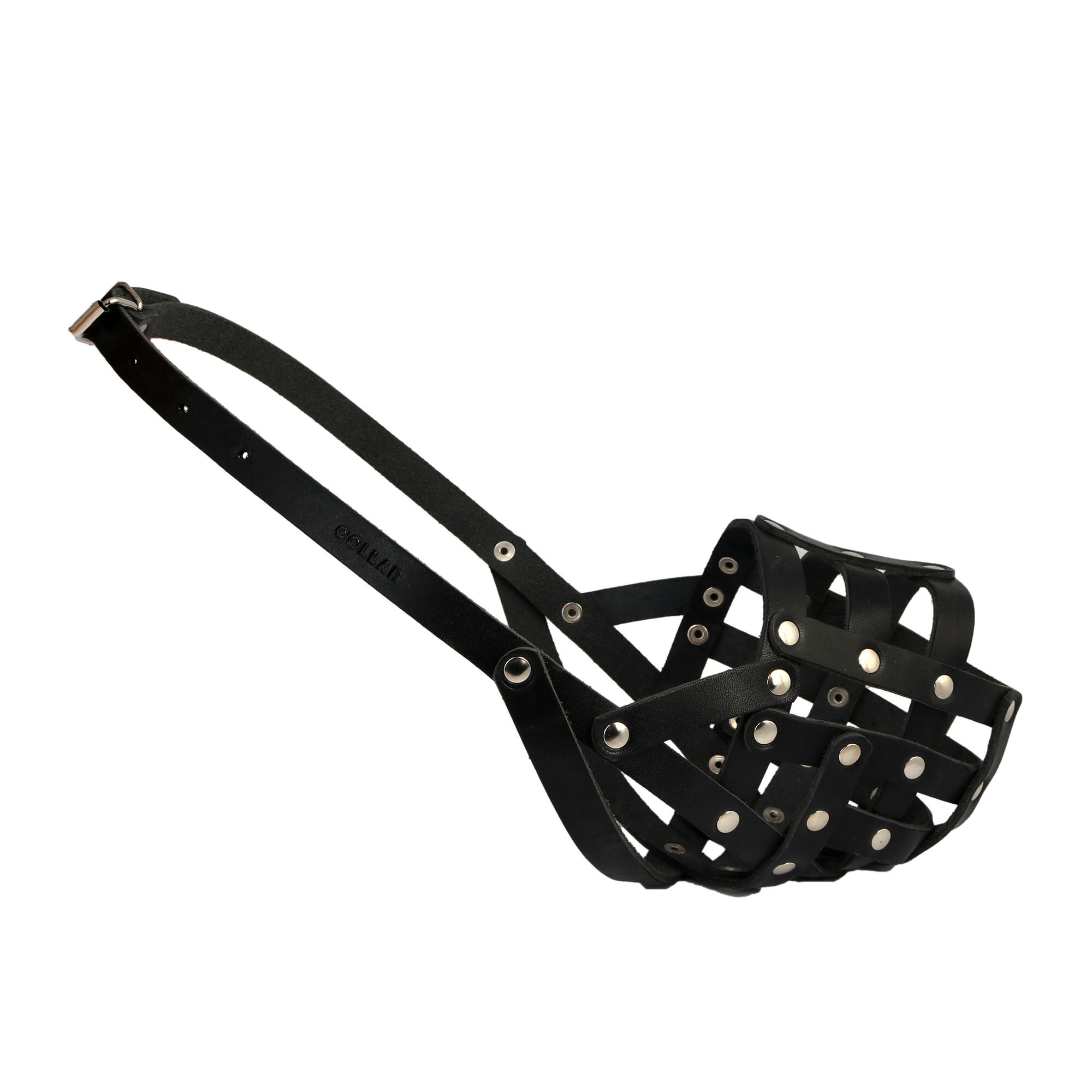 Намордник Collar, кожаный мягкий, А: 36 см / B: 10 см (чёрный, коричневый) Намордник Collar, кожаный мягкий, А: 36 см / B: 10 см (чёрный, коричневый)