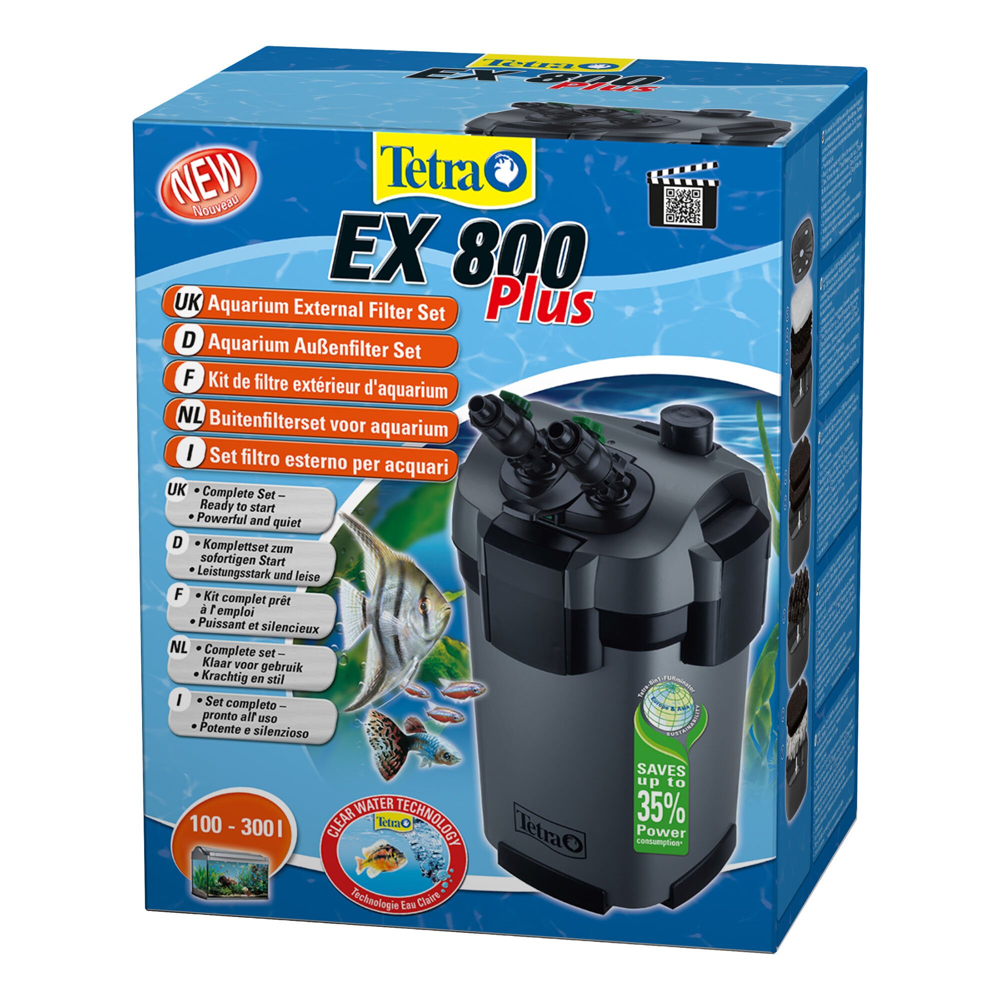 Внешний фильтр Tetra «EX 800 Plus» для аквариума 100-300 л Внешний фильтр Tetra «EX 800 Plus» для аквариума 100-300 л