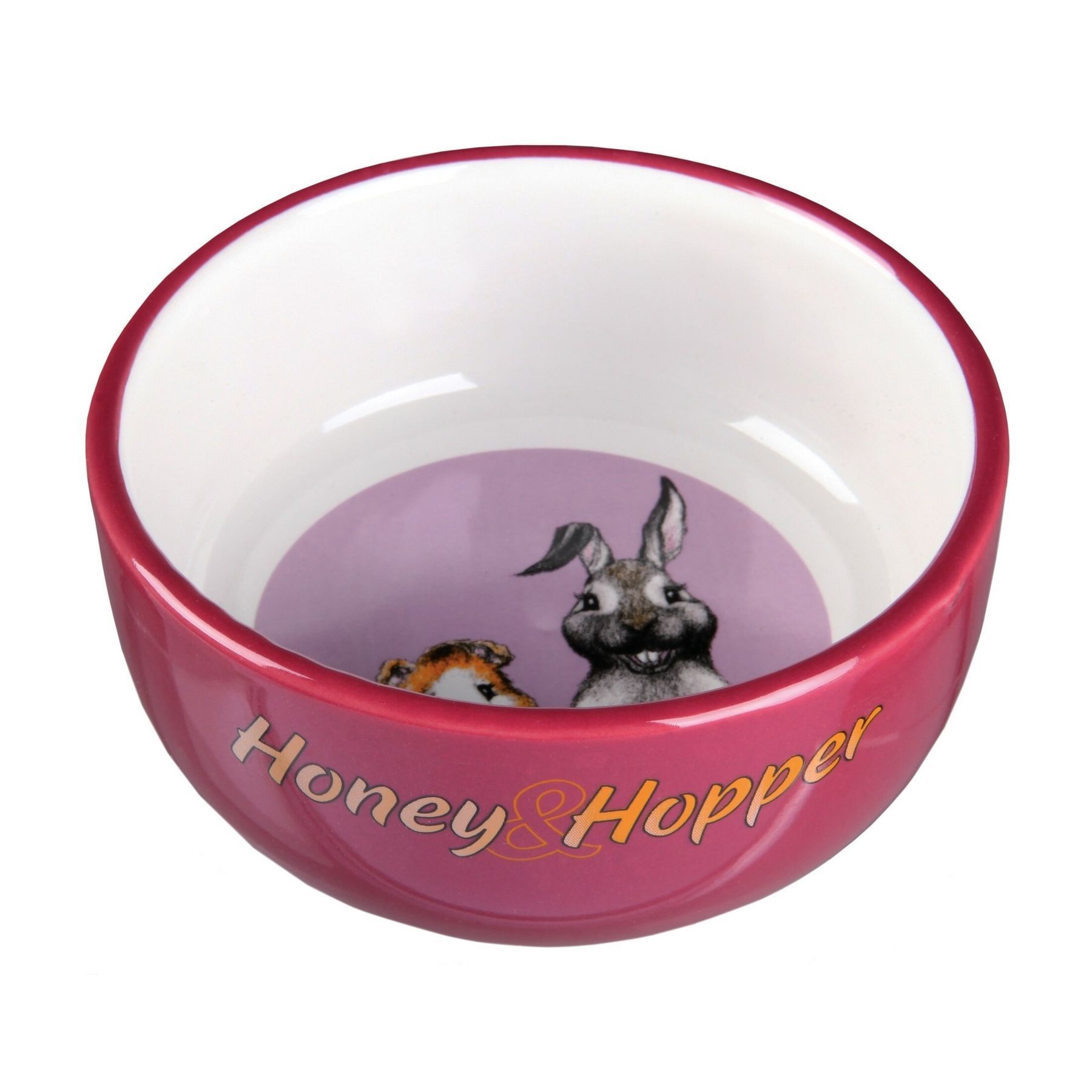 Миска керамічна Trixie «Honey & Hopper» 250 мл / 11 см (рожева, бірюзова, бежева) Миска керамічна Trixie «Honey & Hopper» 250 мл / 11 см (рожева, бірюзова, бежева)