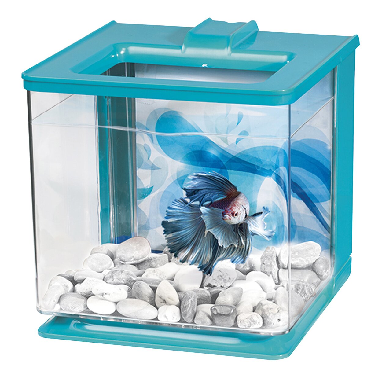 Акваріум Marina «Betta EZ Care» бірюзовий, прямий 16 x 16 x 16 см (2,5 л) Акваріум Marina «Betta EZ Care» бірюзовий, прямий 16 x 16 x 16 см (2,5 л)