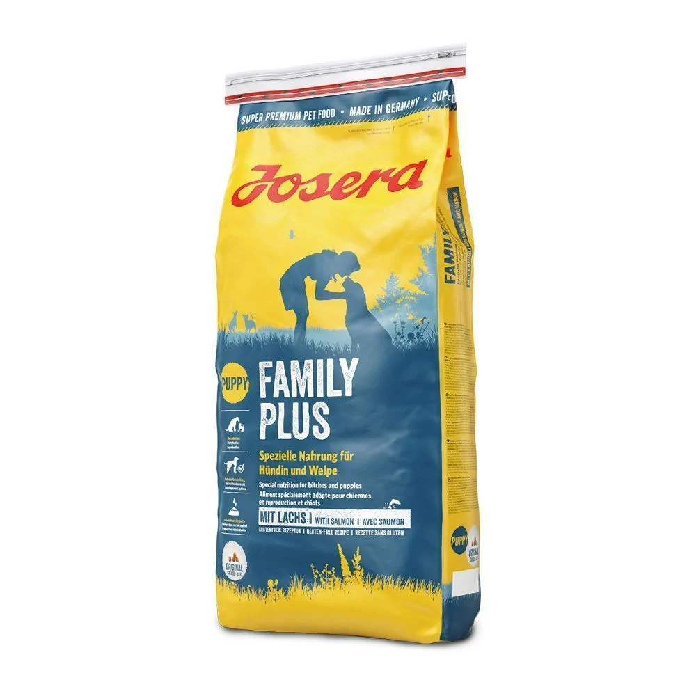 Сухой корм для щенков Josera Family Plus 12,5 кг - домашняя птица Сухой корм для щенков Josera Family Plus 12,5 кг - домашняя птица