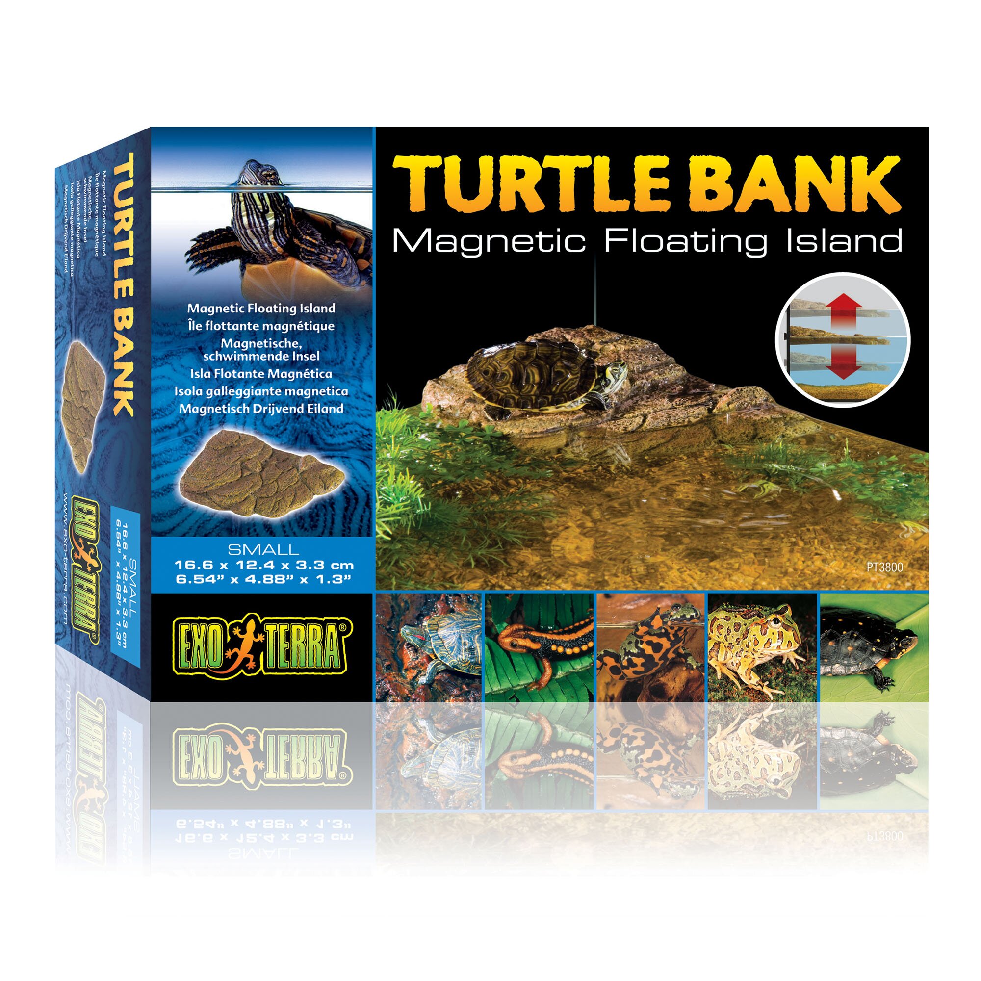 Декорація для тераріума Exo Terra «Turtle Bank» Плаваючий острів S 17 x 12 x 3 см - пластик Декорація для тераріума Exo Terra «Turtle Bank» Плаваючий острів S 17 x 12 x 3 см - пластик