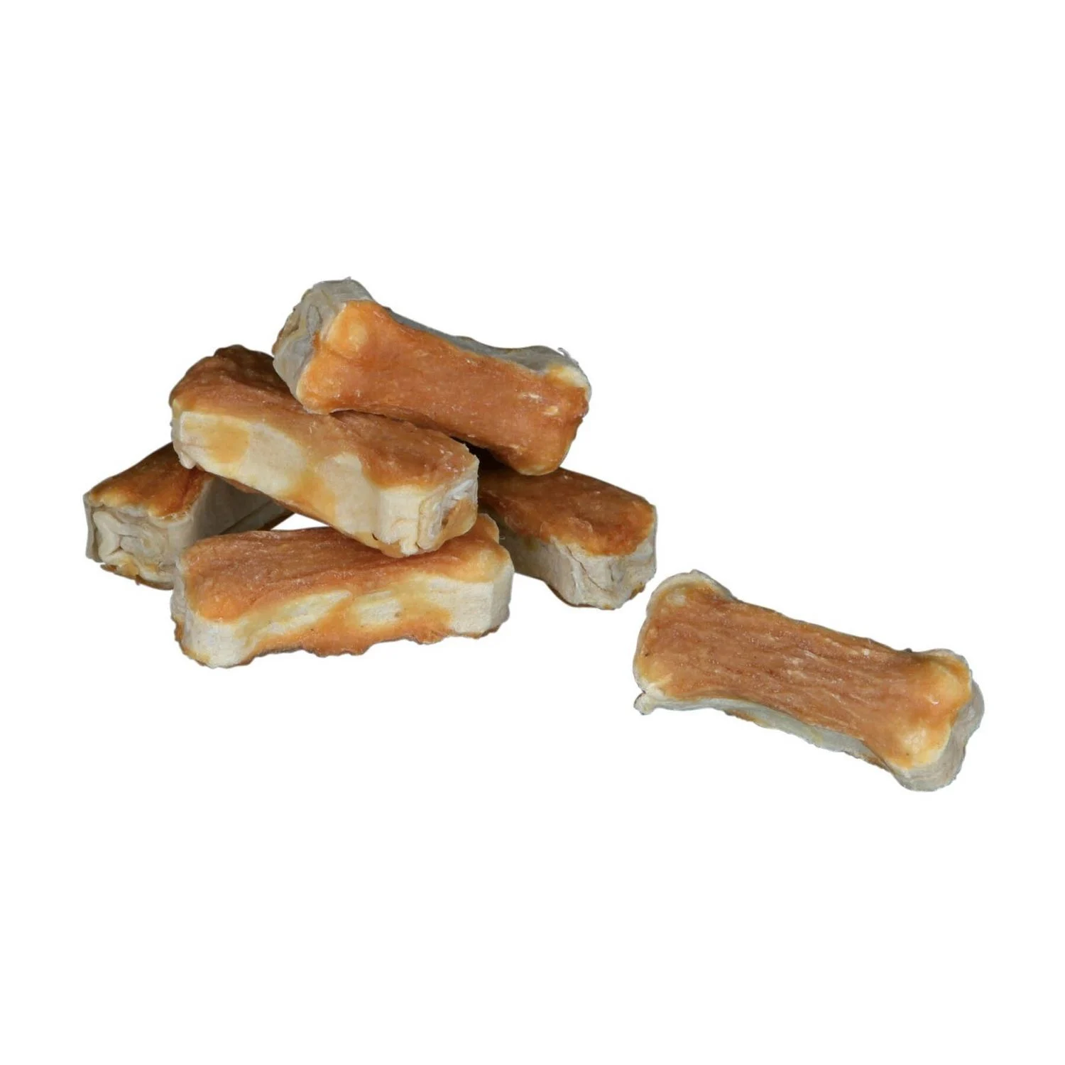 Ласощі для собак Trixie Denta Fun Chewing Bones 5 см 8 шт 120 г - курка Ласощі для собак Trixie Denta Fun Chewing Bones 5 см 8 шт 120 г - курка