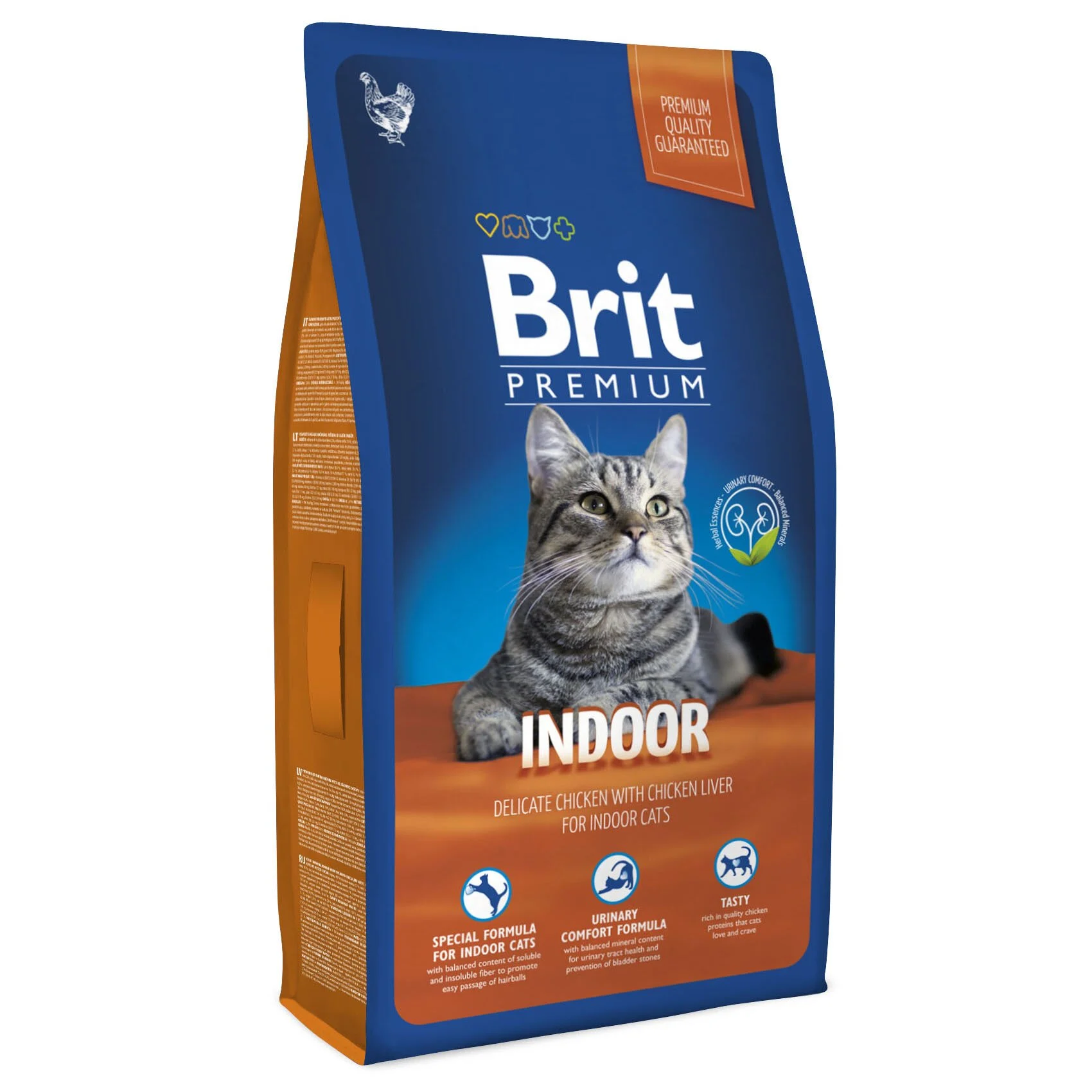 Сухой корм для кошек, живущих в помещении Brit Premium Cat Indoor 8 кг - курица Сухой корм для кошек, живущих в помещении Brit Premium Cat Indoor 8 кг - курица