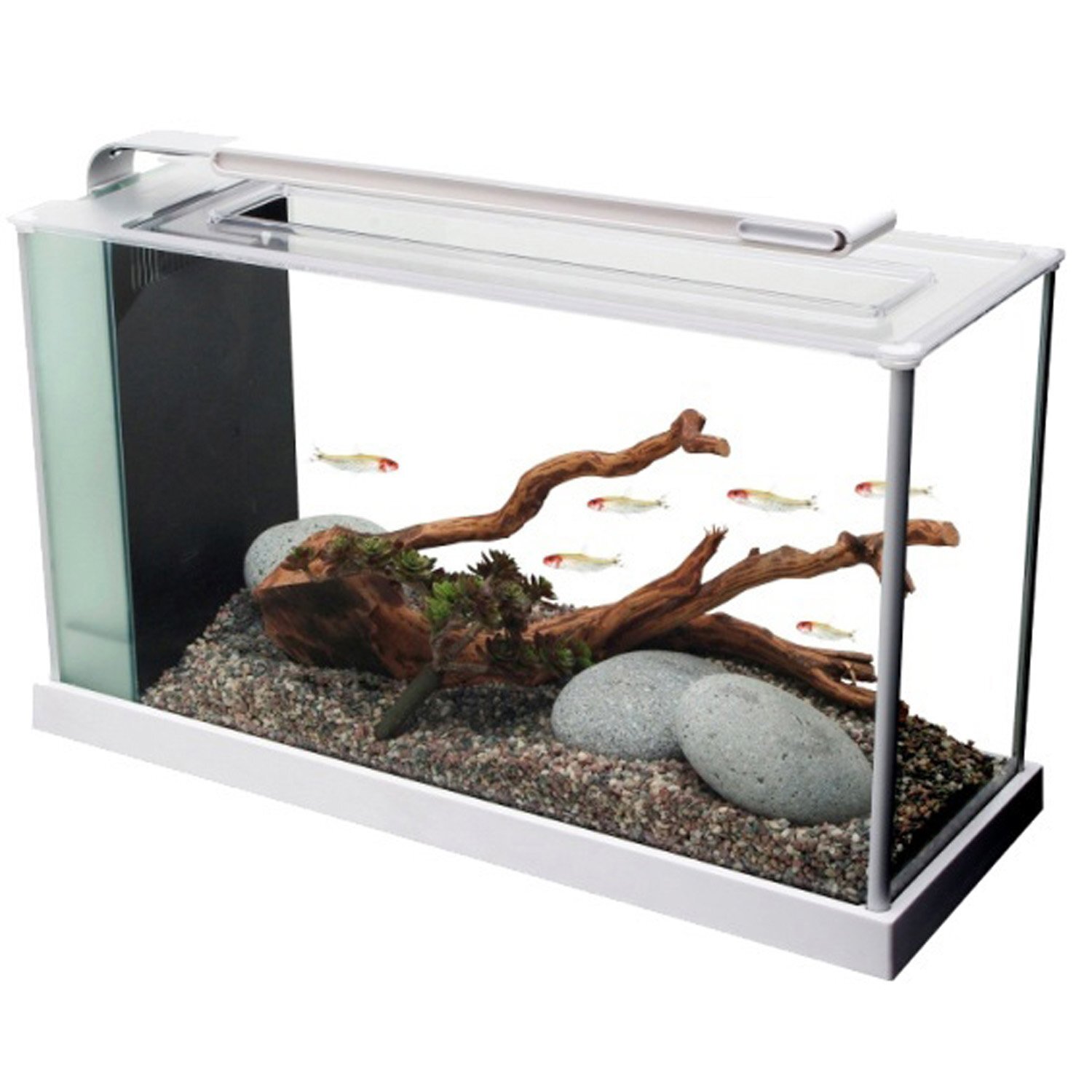 Акваріумний набір Fluval «Spec» білий, прямий (19 л)