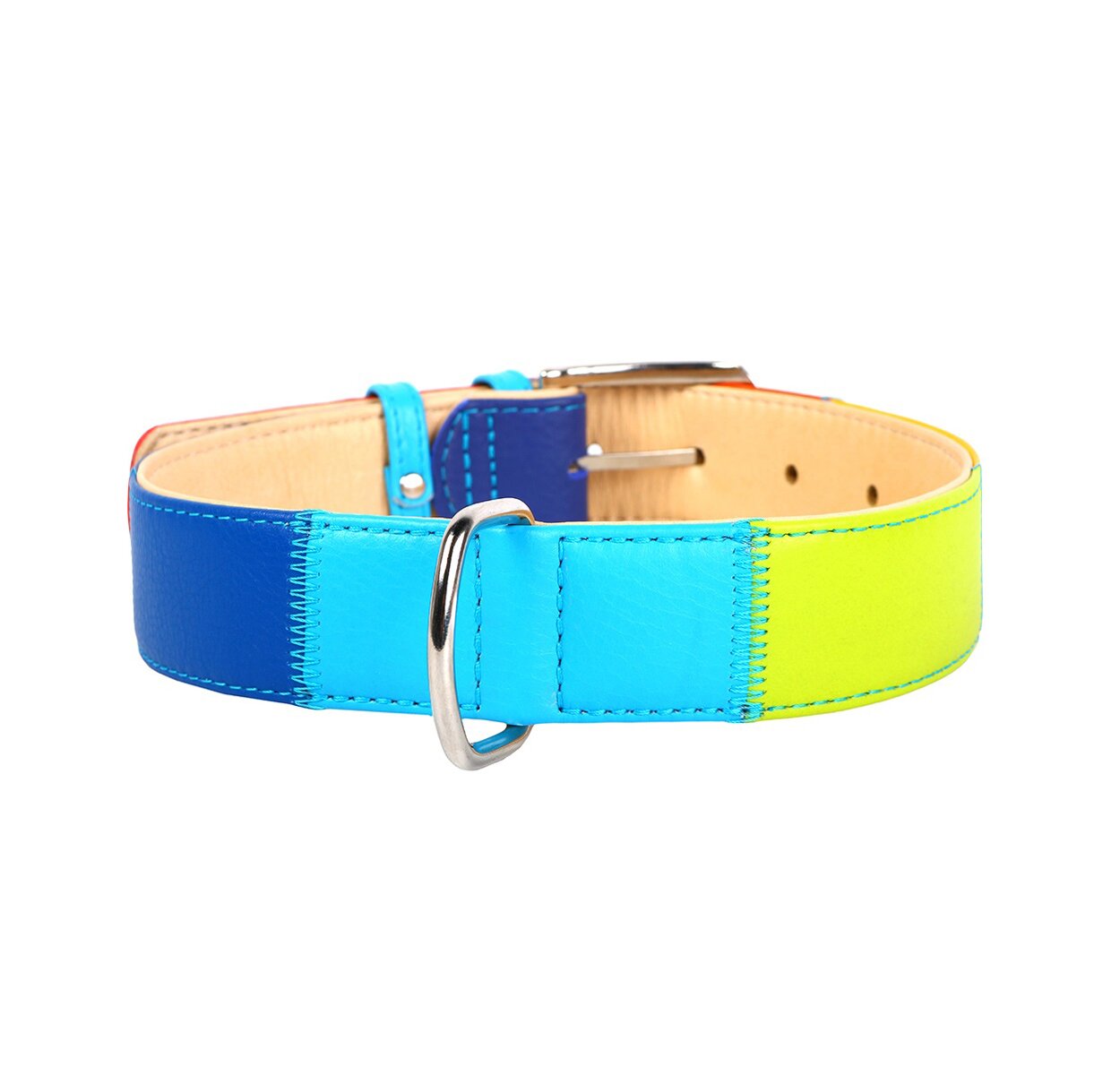Ошейник Collar кожаный «Glamour» (Гламур) 38-49 см / 25 мм (разноцветный) Ошейник Collar кожаный «Glamour» (Гламур) 38-49 см / 25 мм (разноцветный)
