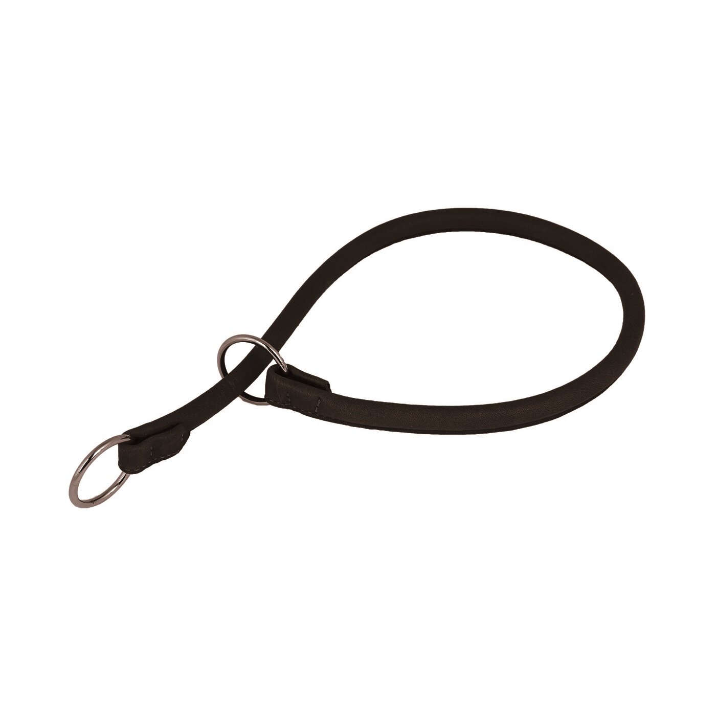 Ошейник-петля Collar кожаный круглый «Soft» (Софт) 40 см / 8 мм (черный) Ошейник-петля Collar кожаный круглый «Soft» (Софт) 40 см / 8 мм (черный)