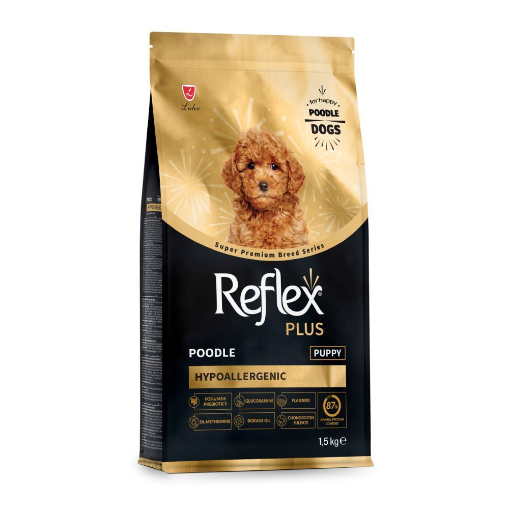 Сухий корм для цуценят Reflex Plus Poodle Puppy 1,5 кг - курка Сухий корм для цуценят Reflex Plus Poodle Puppy 1,5 кг - курка