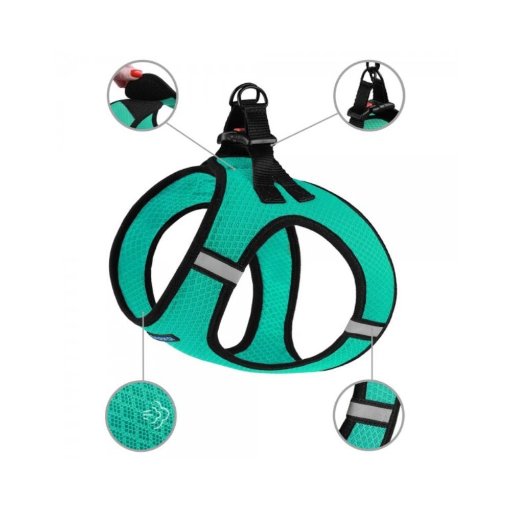 Barksi Mesh Vest шлея для собак XS - м'ятний Barksi Mesh Vest шлея для собак XS - м'ятний