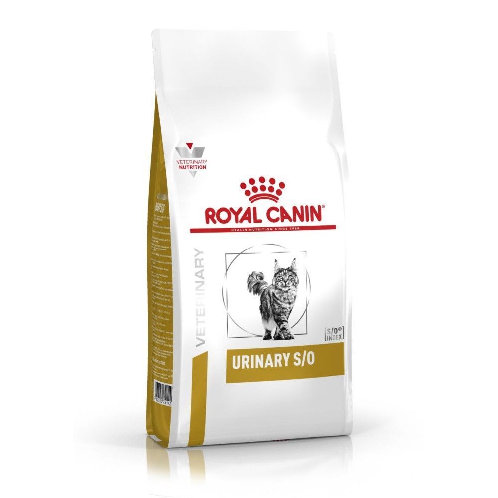 Royal Canin Urinary S/O набор сухого и влажного корма для кошек 1,5 кг + 4 шт х 85 г