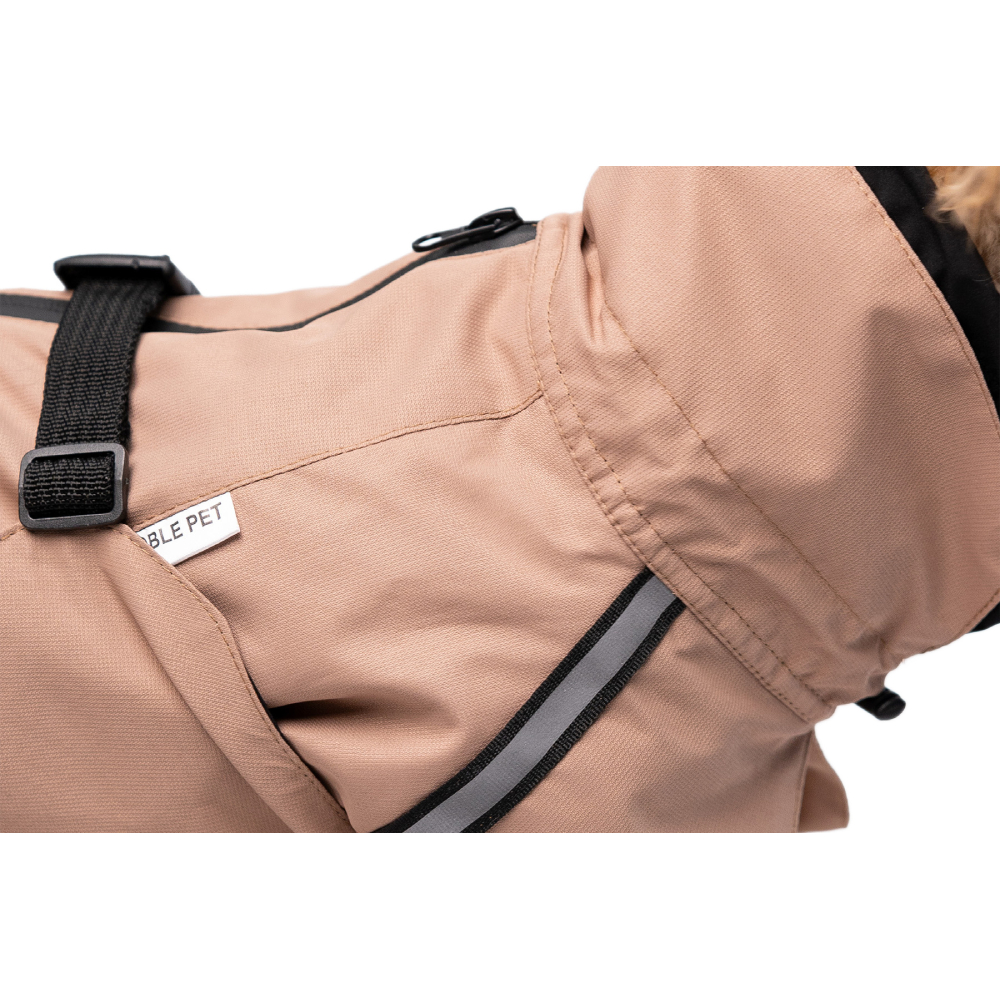 Дощовик Noble Pet Rio для собак 2XL - бежевий Дощовик Noble Pet Rio для собак 2XL - бежевий