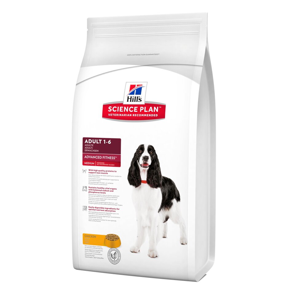 Сухий корм для дорослих собак середніх порід Hills Science Plan Canine Adult Advanced Fitness Medium 1 кг (курка) Сухий корм для дорослих собак середніх порід Hills Science Plan Canine Adult Advanced Fitness Medium 1 кг (курка)