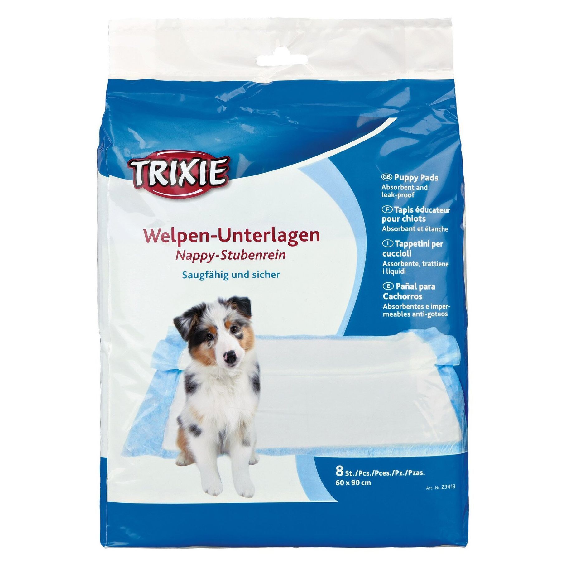 Пеленки для собак Trixie 60 x 90 см, 8 шт. (целлюлоза) Пеленки для собак Trixie 60 x 90 см, 8 шт. (целлюлоза)