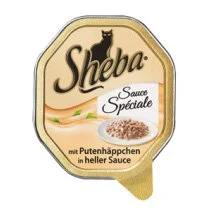 Влажный корм для кошек Sheba Classics in Sauce 85 г — кусочки индейки в соусе