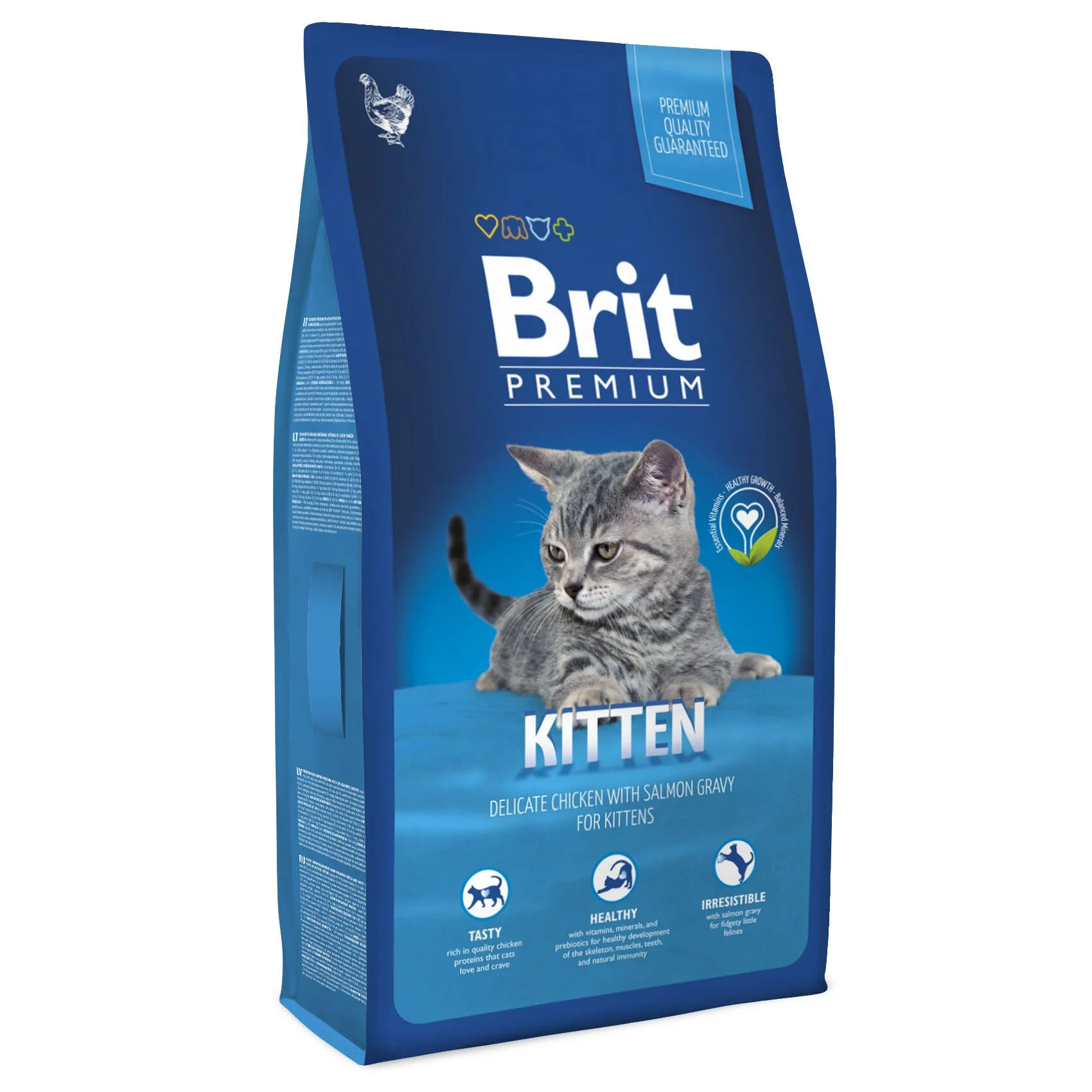Сухой корм для котят Brit Premium Cat Kitten 8 кг - курица Сухой корм для котят Brit Premium Cat Kitten 8 кг - курица