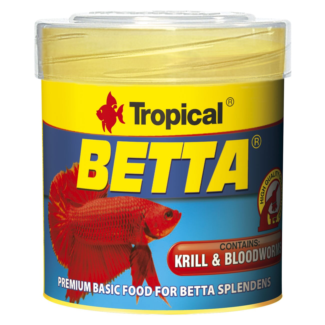Сухой корм для аквариумных рыб Tropical в хлопьях «Betta» 50 мл (для боковых) Сухой корм для аквариумных рыб Tropical в хлопьях «Betta» 50 мл (для боковых)