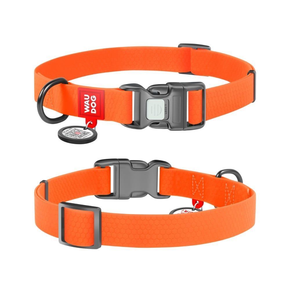 Нашийник для собак COLLAR WOUDOG Водостійкий M - помаранчевий Нашийник для собак COLLAR WOUDOG Водостійкий M - помаранчевий