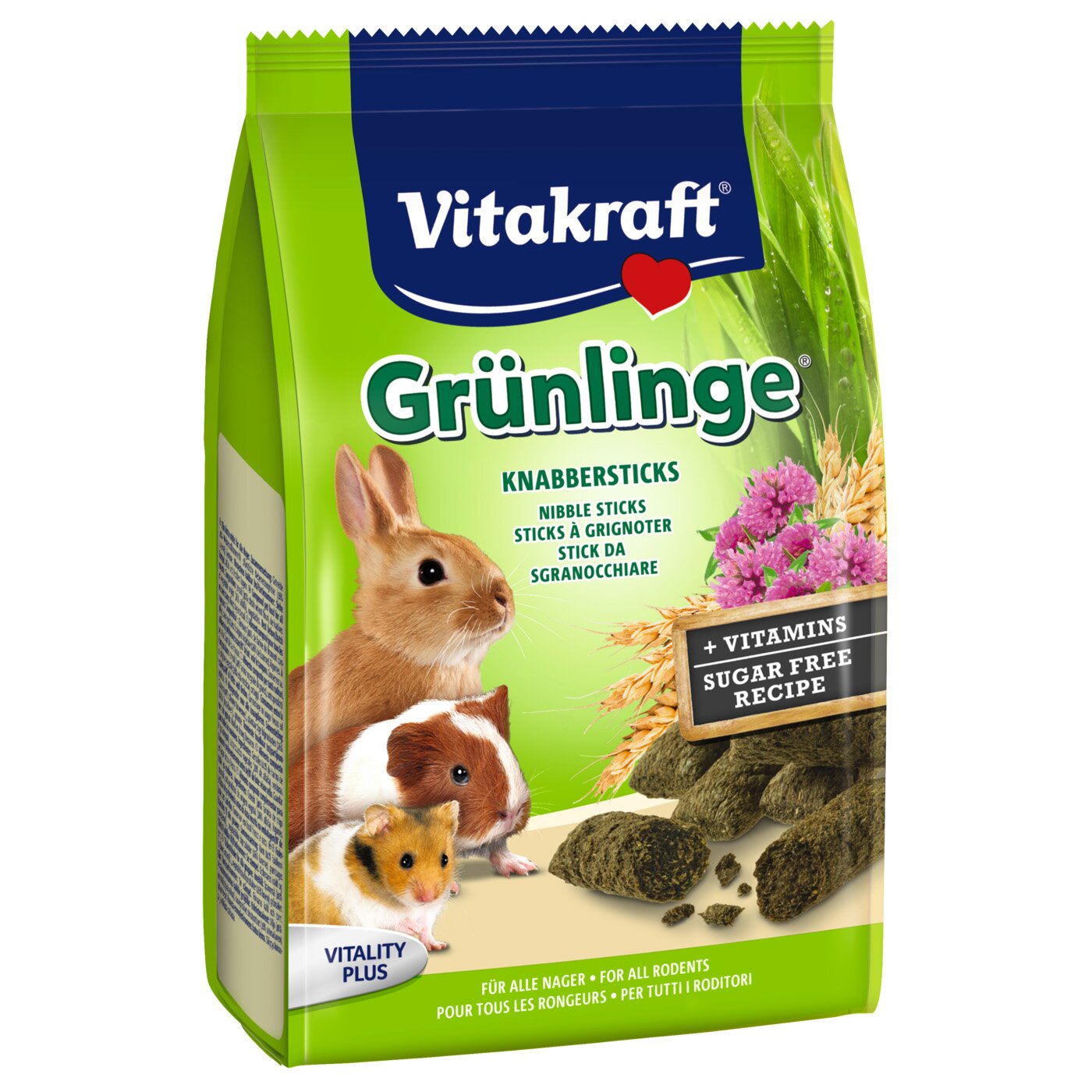 Лакомства для грызунов Vitakraft «Grünlinge» 50 г (трава) Лакомства для грызунов Vitakraft «Grünlinge» 50 г (трава)