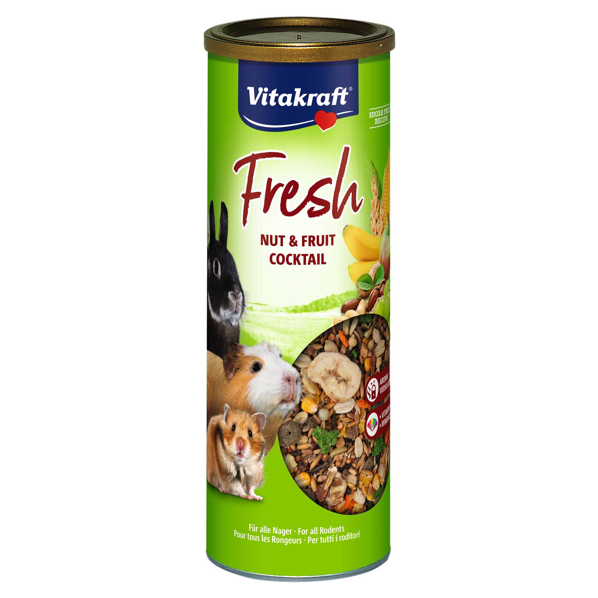 Корм для всех видов грызунов Vitakraft «Fresh Super Nut & Fruit» 300 г