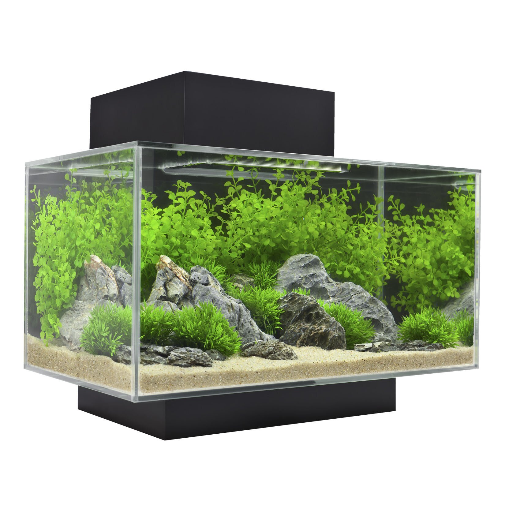 Акваріумний набір Fluval «Edge» чорний, прямий (23 л)