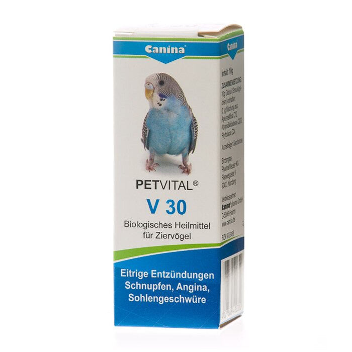 Препарат для птахів Canina «PETVITAL V 30» гранули 10 г (при застуді)