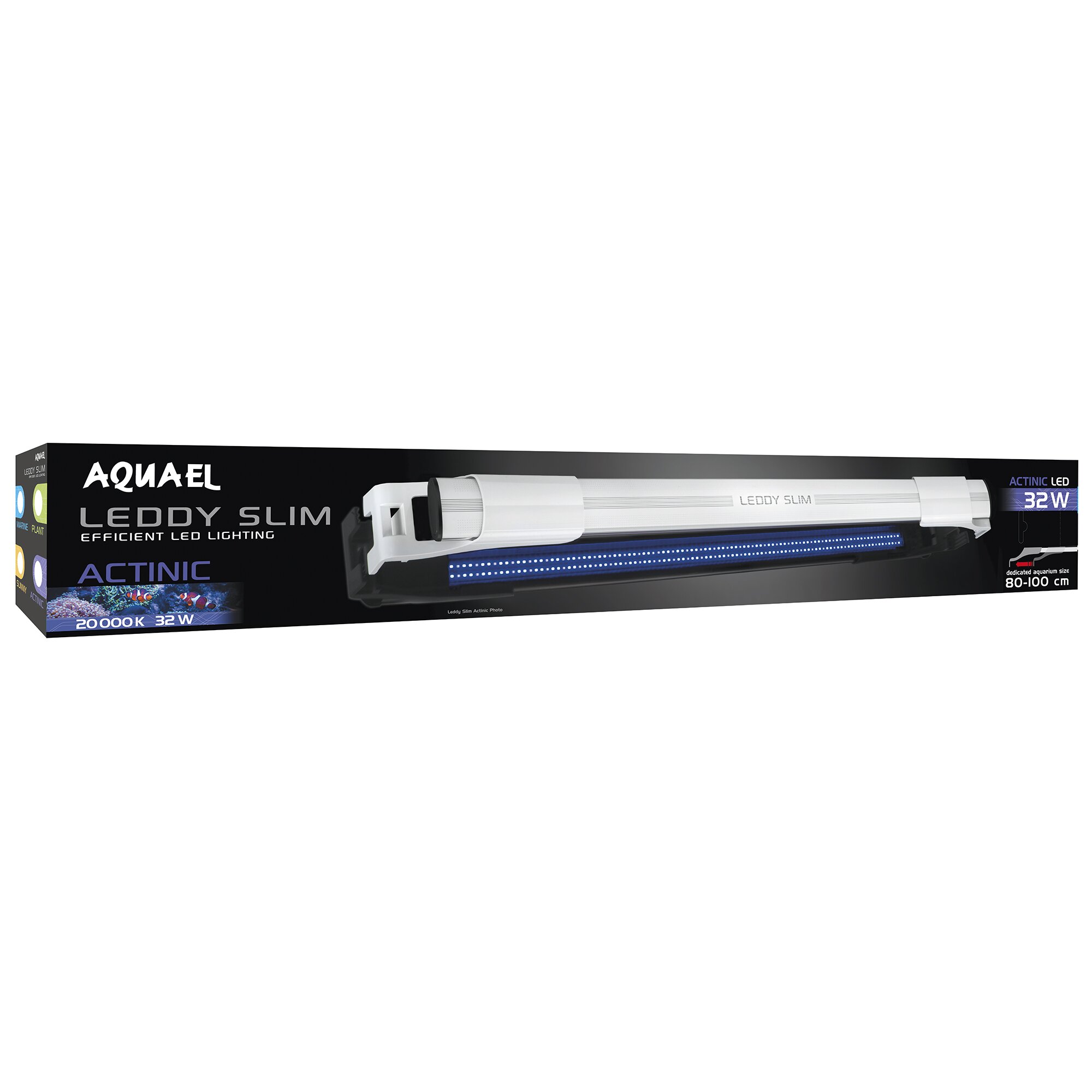 Світлодіодний світильник Aquael «Slim» 32 W, 80-100 см (Actinic)