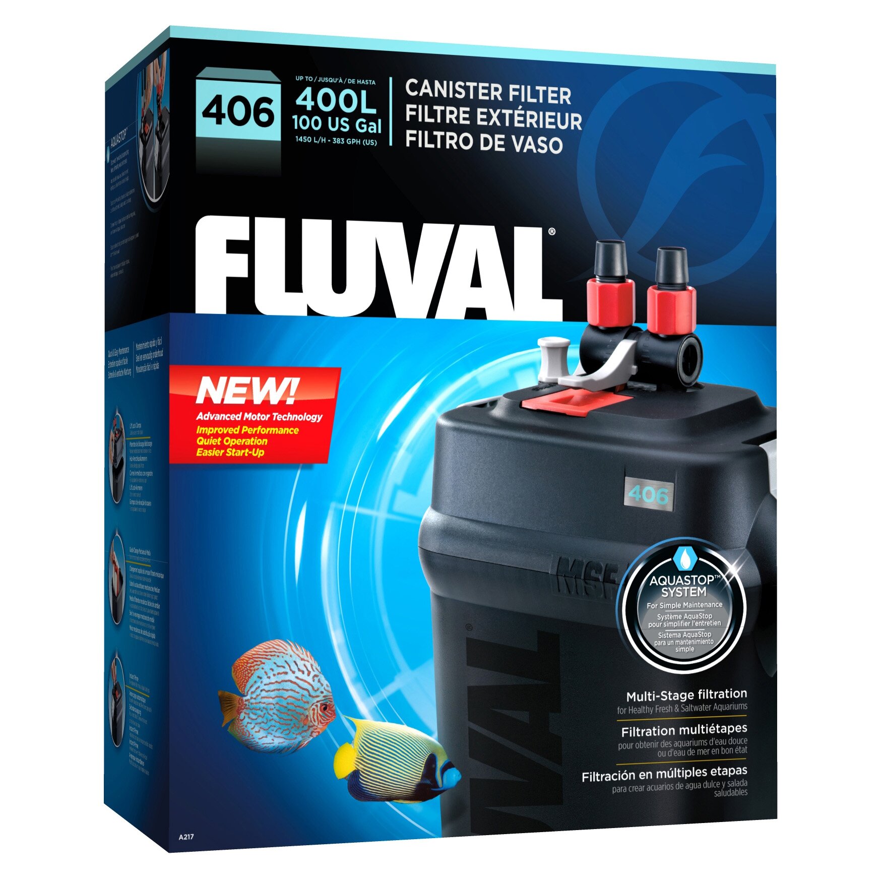 Внешний фильтр Fluval «406» для аквариума до 400 л Внешний фильтр Fluval «406» для аквариума до 400 л