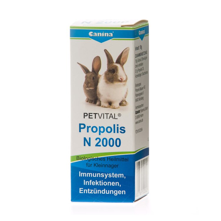 Добавка для грызунов Canina «PETVITAL Propolis N 2000» гранулы 10 г (для иммунитета)