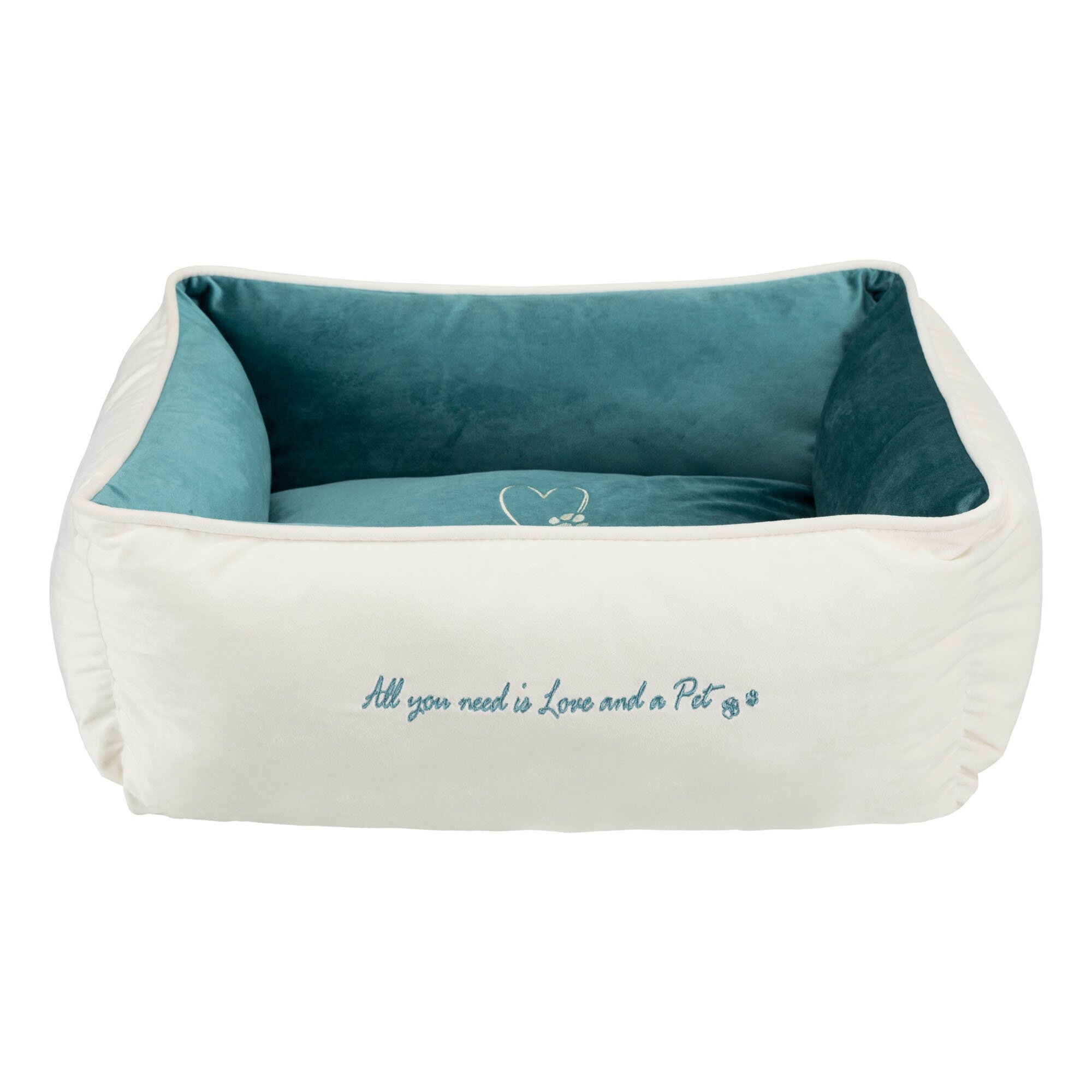 Лежак Trixie «Pet's Home» 80 x 60 см (бирюзовый) Лежак Trixie «Pet's Home» 80 x 60 см (бирюзовый)