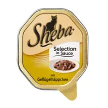 Влажный корм для кошек Sheba Classics 85 г — паштет с домашней птицей