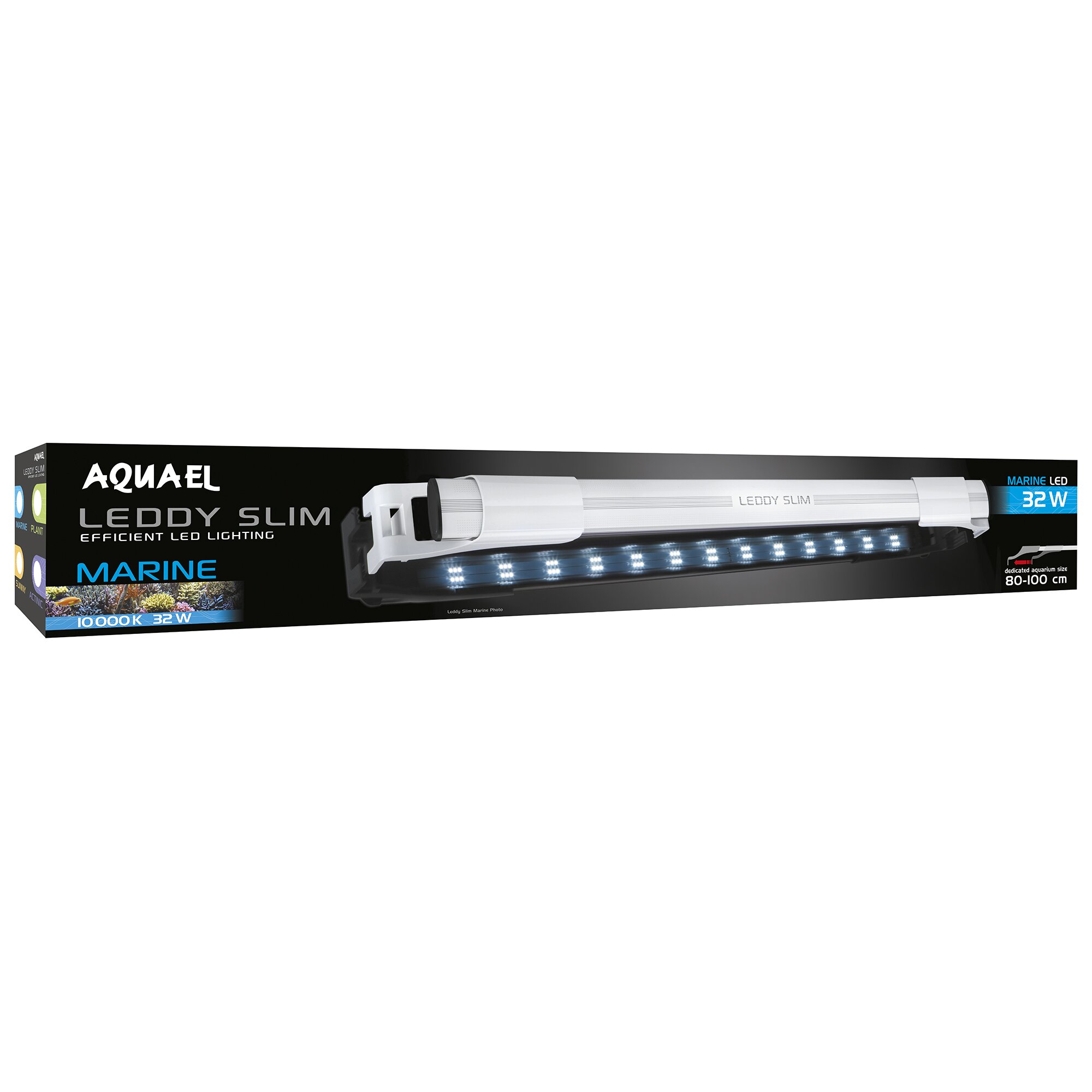 Світлодіодний світильник Aquael «Slim» 32 W, 80-100 см (Marine)