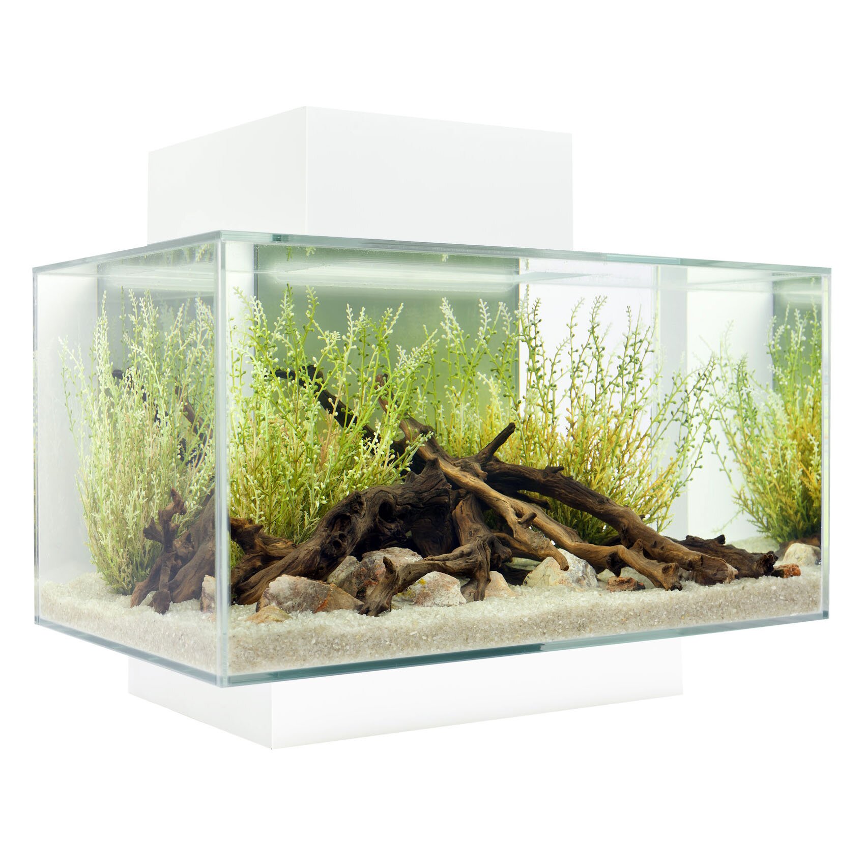 Акваріумний набір Fluval «Edge» білий, прямий (23 л)