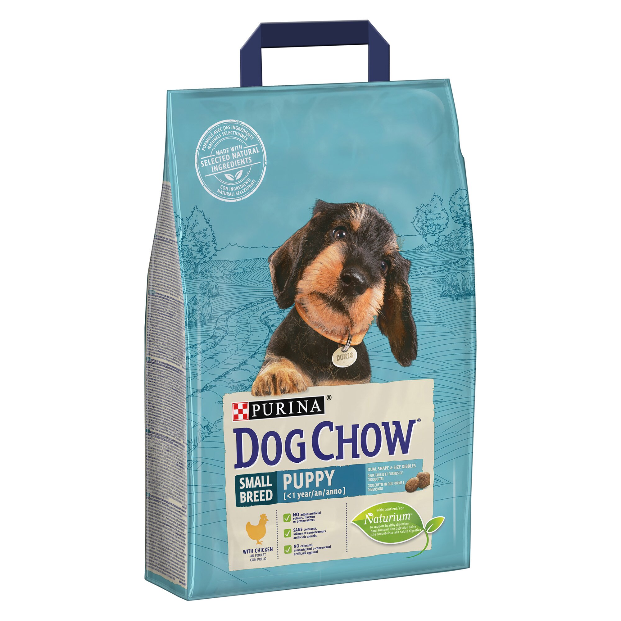 Сухий корм для цуценят та молодих собак дрібних порід Dog Chow Puppy Small Breed Chicken 2,5 кг (курка) Сухий корм для цуценят та молодих собак дрібних порід Dog Chow Puppy Small Breed Chicken 2,5 кг (курка)