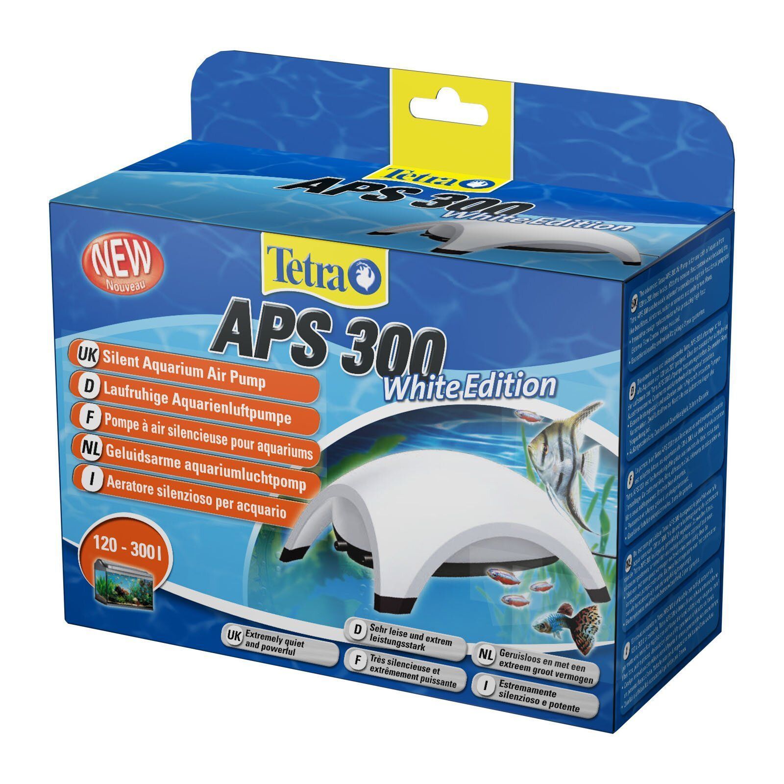 Tetra APS 300 White Edition компресор для акваріума 120-300 л Tetra APS 300 White Edition компресор для акваріума 120-300 л
