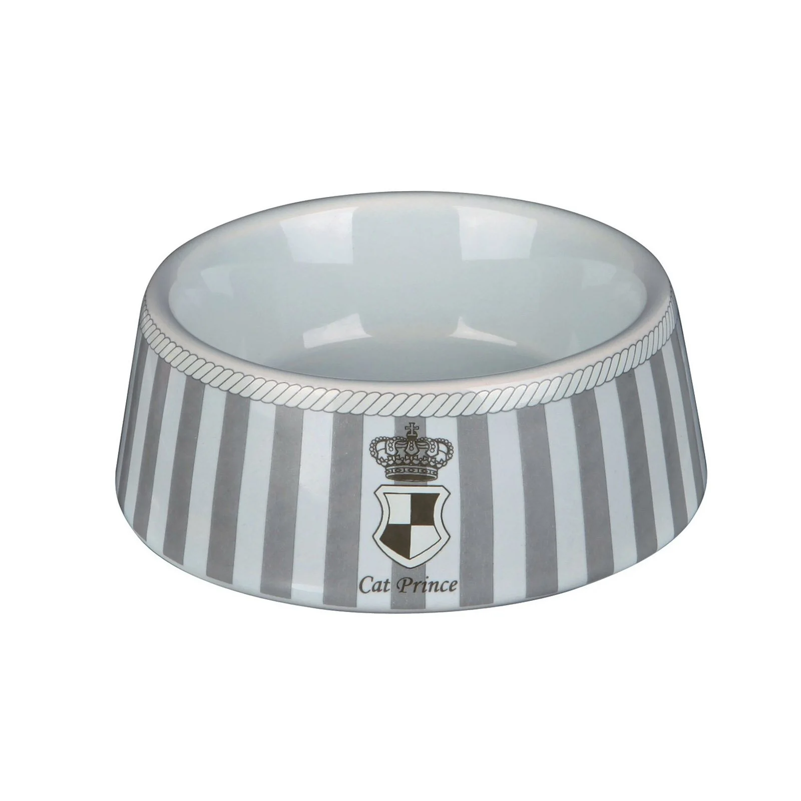 Миска керамическая Trixie Cat Prince 180 мл / 12 см - серая Миска керамическая Trixie Cat Prince 180 мл / 12 см - серая