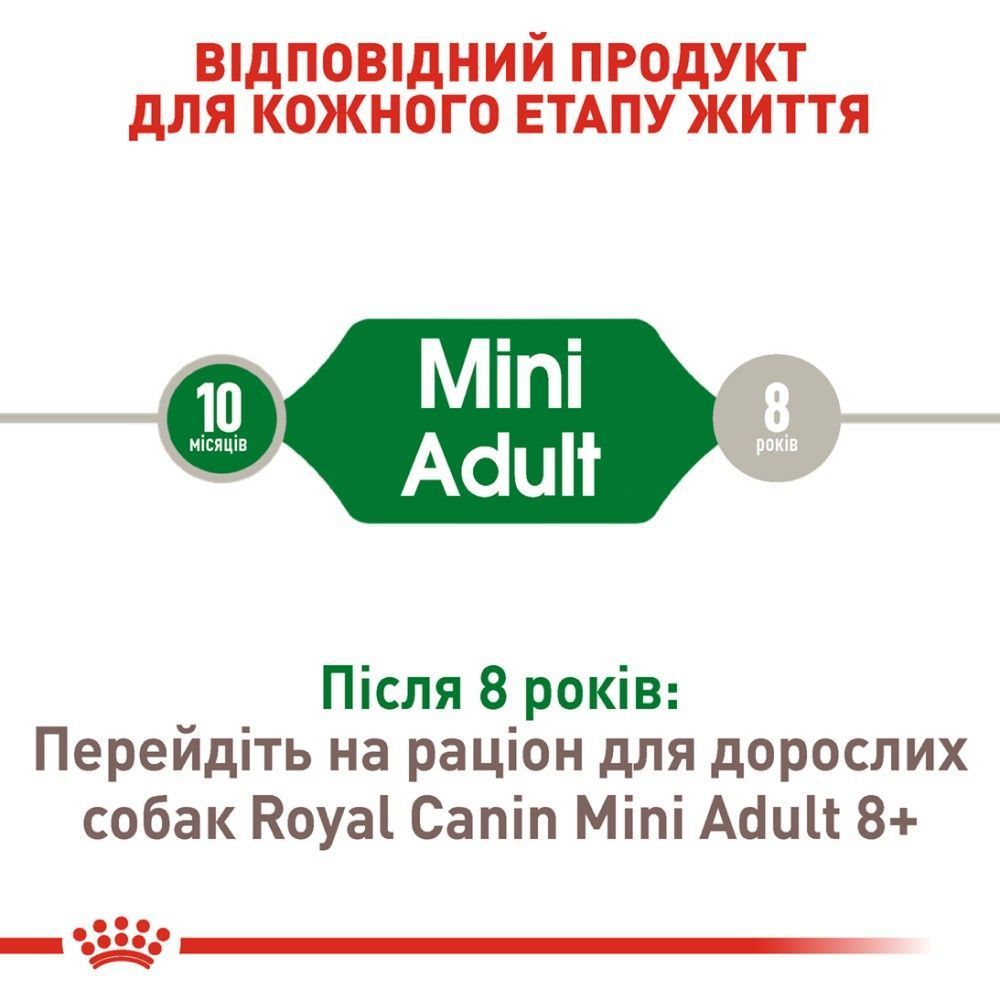 Сухой корм для собак Royal Canin Mini Adult 7+1 кг