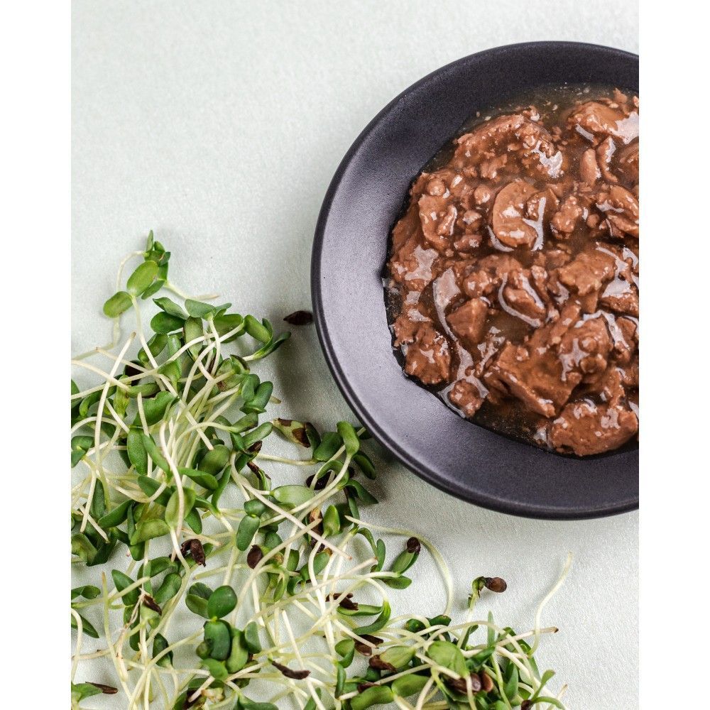 Упаковка вологого корму для котів Savory Adult 22 шт х 85 г - лосось та горошок Упаковка вологого корму для котів Savory Adult 22 шт х 85 г - лосось та горошок