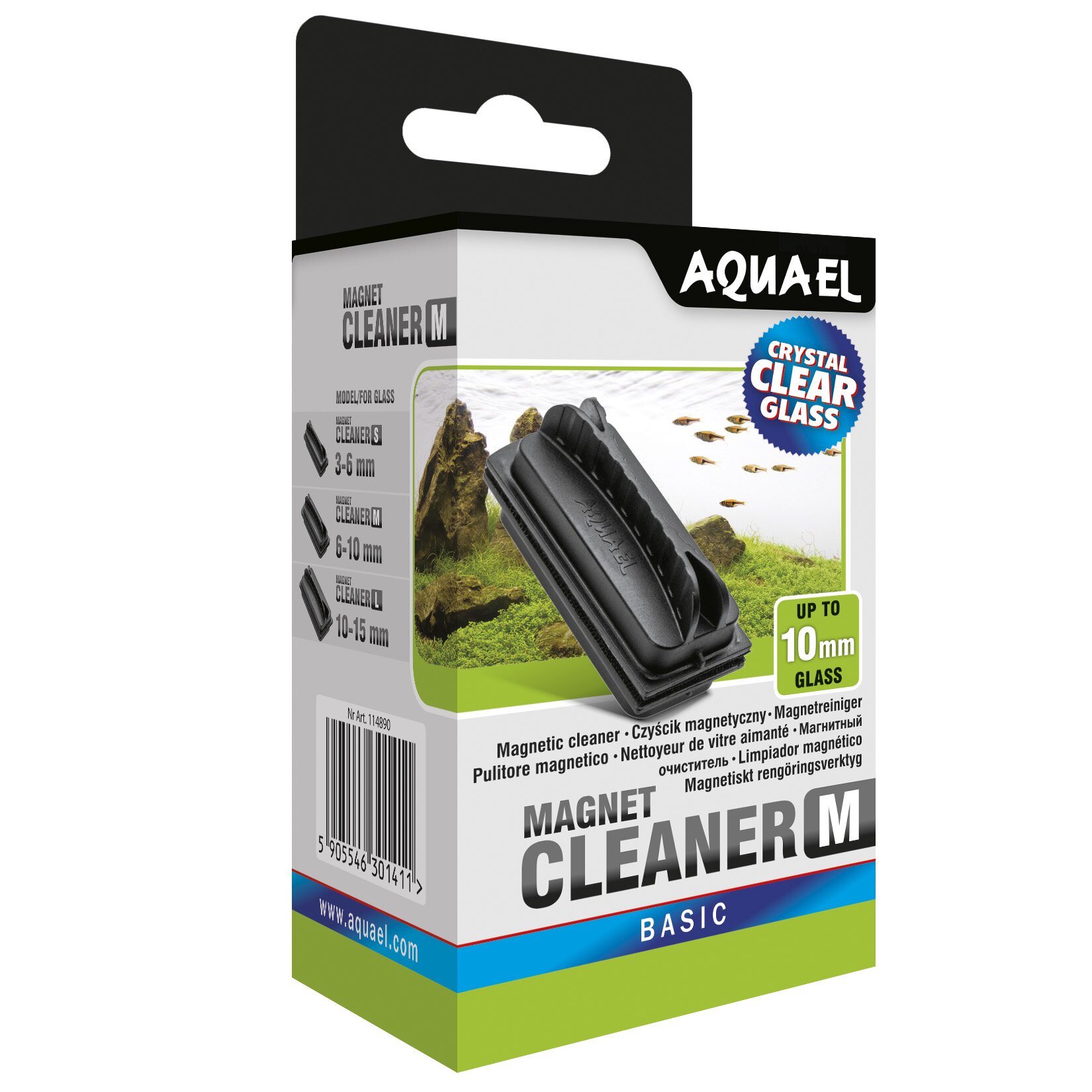 Магнит для чистки стекол аквариума Aquael «Magnetic Cleaner» M (6-10 мм) Магнит для чистки стекол аквариума Aquael «Magnetic Cleaner» M (6-10 мм)