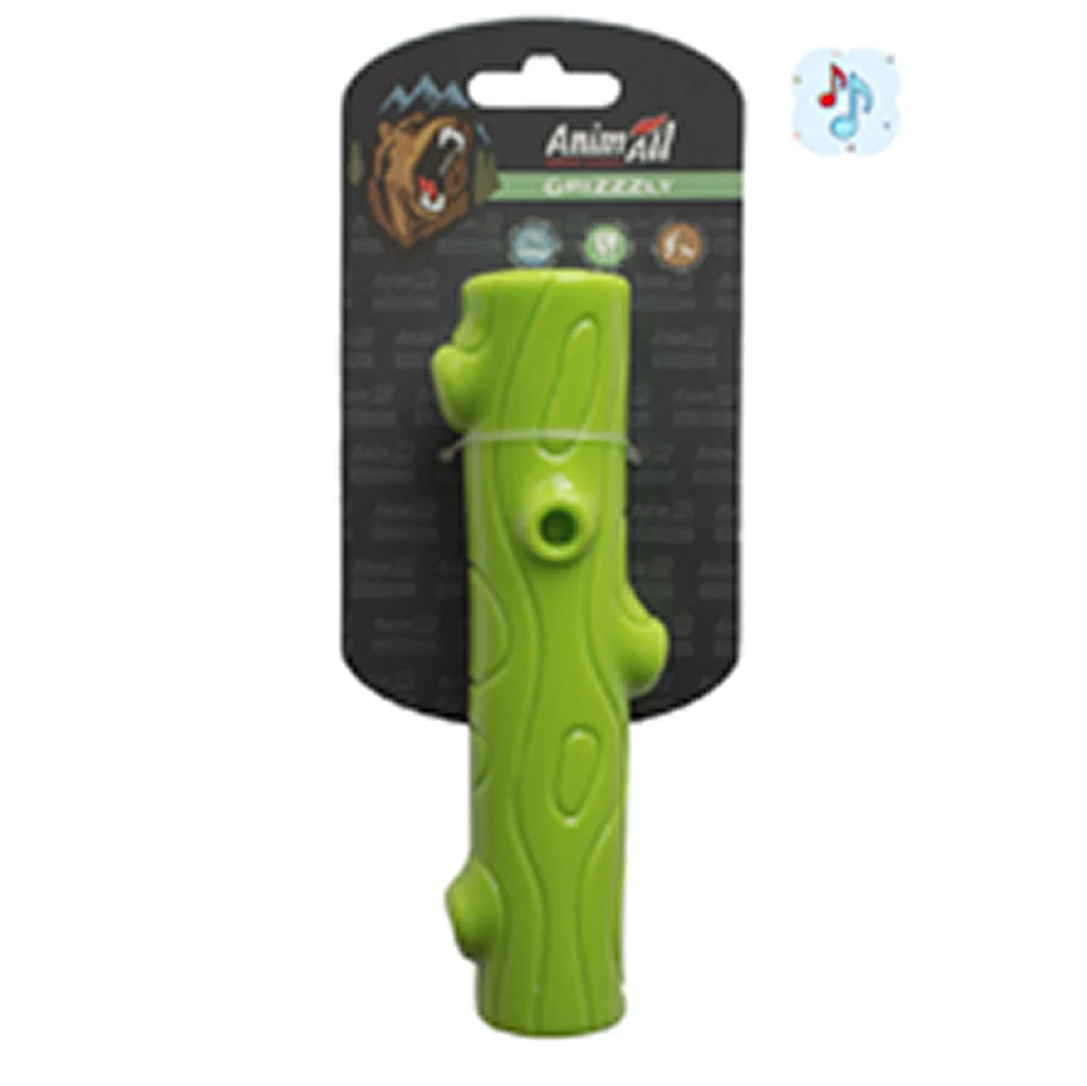 AnimAll GrizZzly игрушка для собак хрустящая палочка 16х3,5х3,5 см - зеленый AnimAll GrizZzly игрушка для собак хрустящая палочка 16х3,5х3,5 см - зеленый