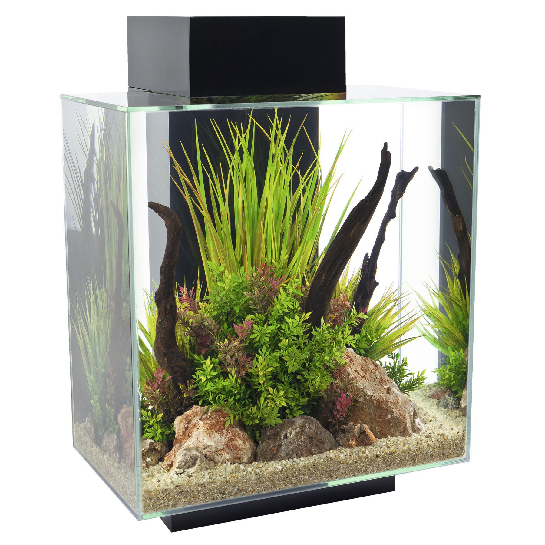 Акваріумний набір Fluval «Edge» чорний, прямий (46 л)