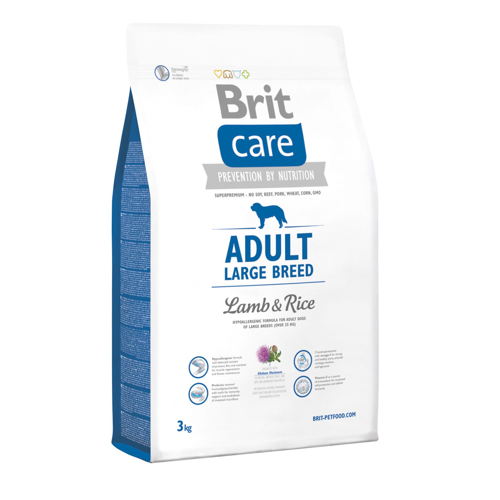 Сухой корм для собак Brit Care Adult Large Breed Lamb & Rice 3 кг — ягнятина и рис Сухой корм для собак Brit Care Adult Large Breed Lamb & Rice 3 кг — ягнятина и рис