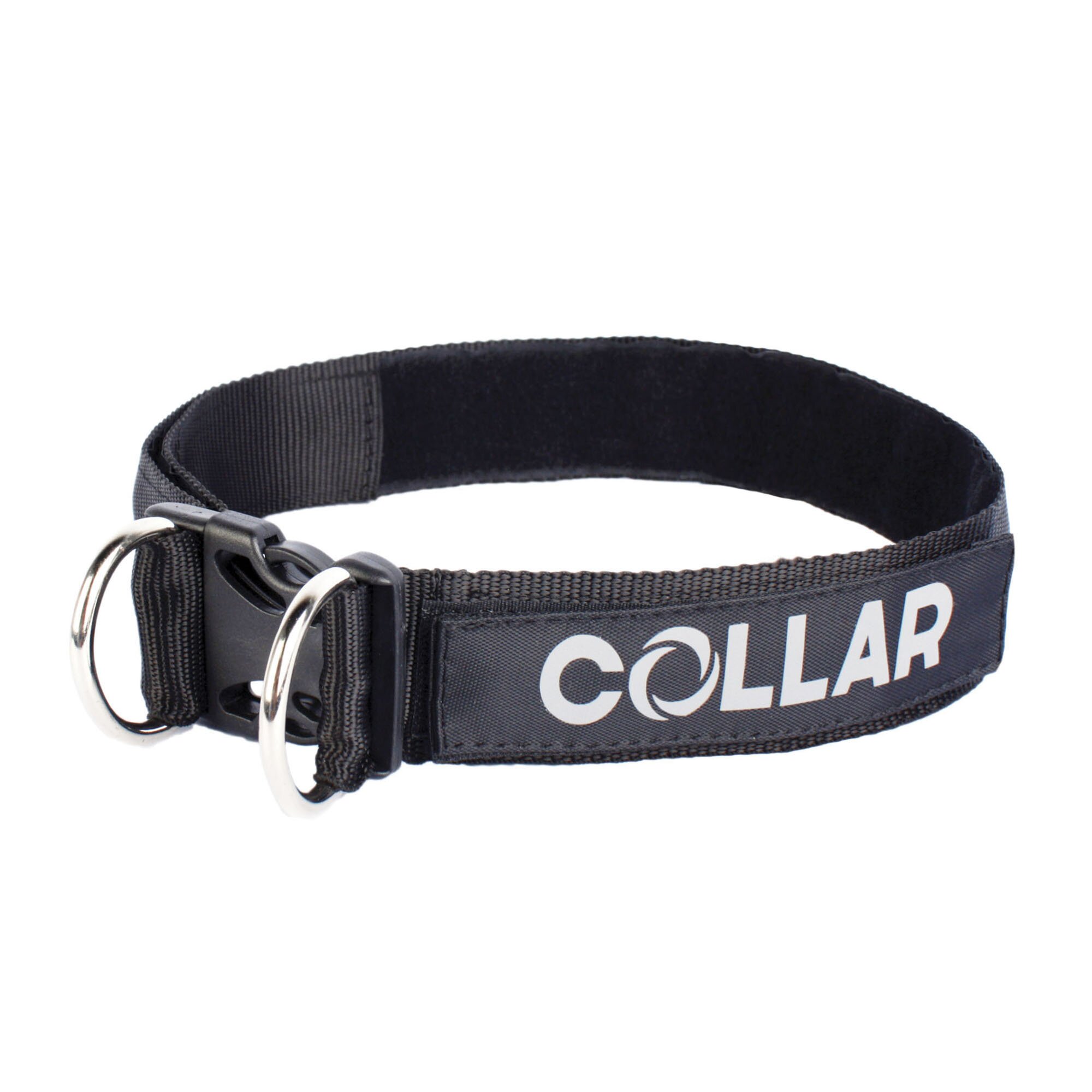 Нашийник Collar нейлоновий «DOGextreme Police» 30-55 см / 25 мм (чорний)