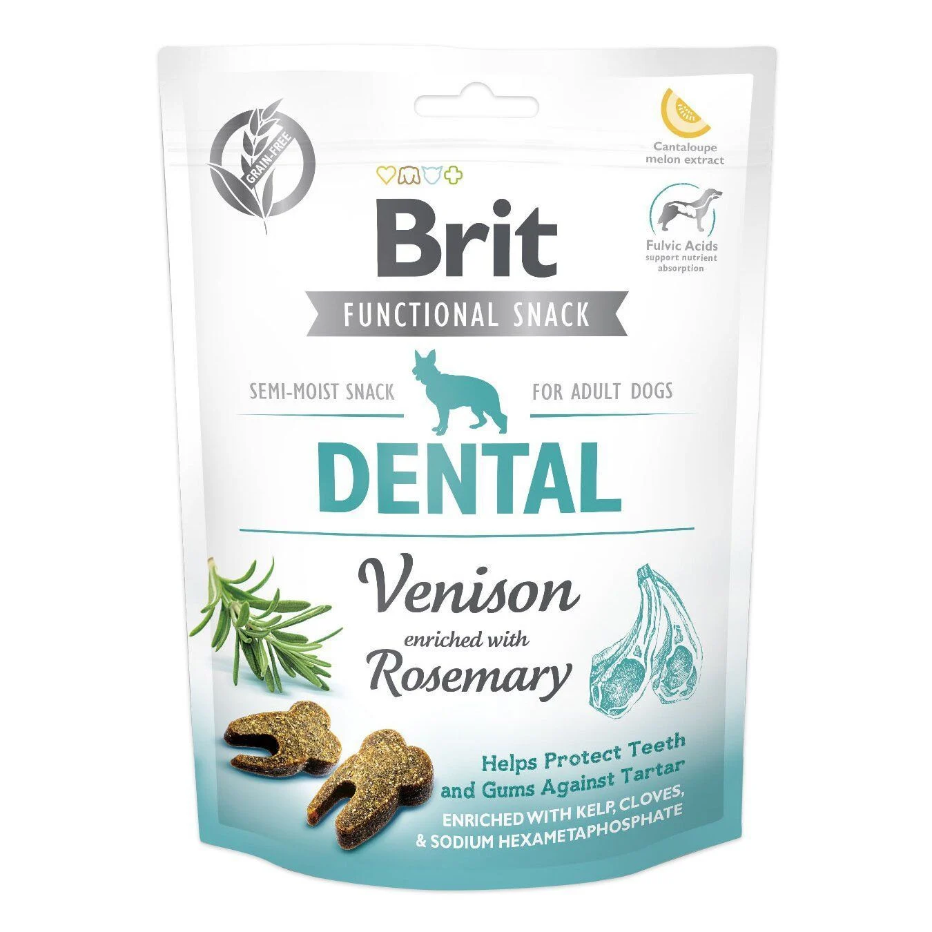 Ласощі для собак Brit Functional Snack Dental 150 г - олень та розмарин
