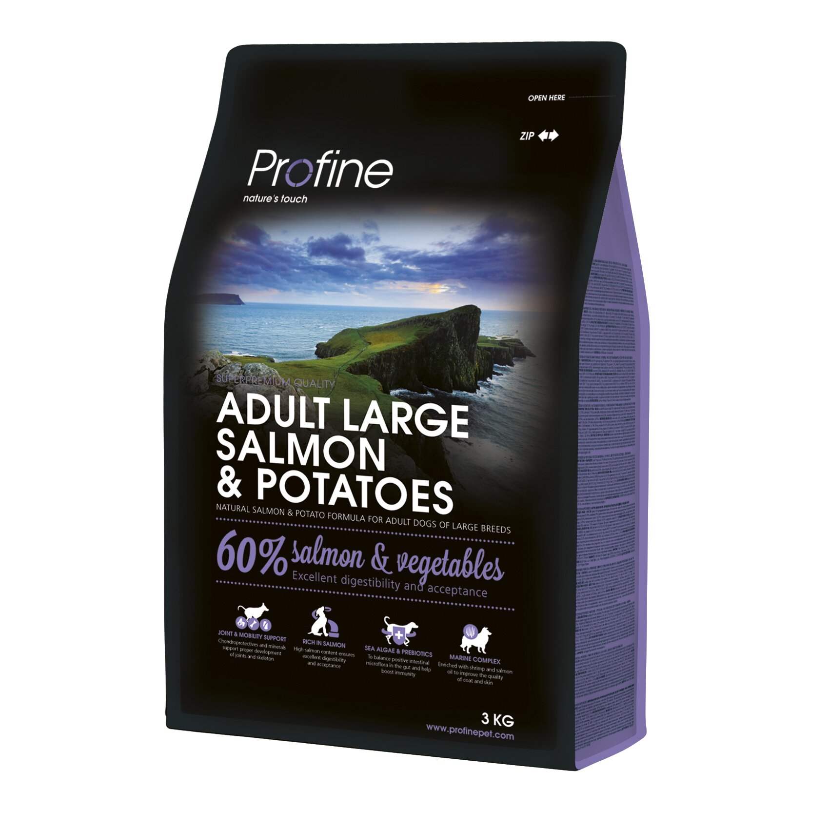 Сухий корм для дорослих собак великих порід (вагою від 25 кг) Profine Adult Large Breed Salmon 3 кг (лосось) Сухий корм для дорослих собак великих порід (вагою від 25 кг) Profine Adult Large Breed Salmon 3 кг (лосось)